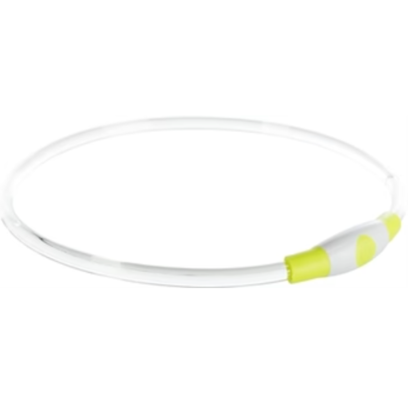 LED Halsband USB Silikon wiederaufladbar Grün